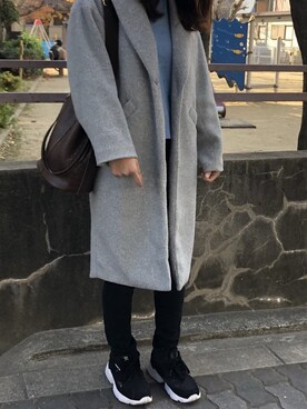 Murua ムルーア のムートンコート グレー系 を使った人気ファッションコーディネート Wear