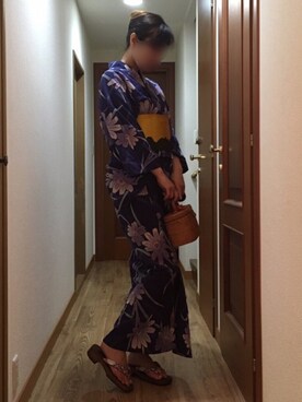 「アップヘア」｜「アイテム（その他）」を使った、ももこさん（レディース・168cm）の夏コーディネート
