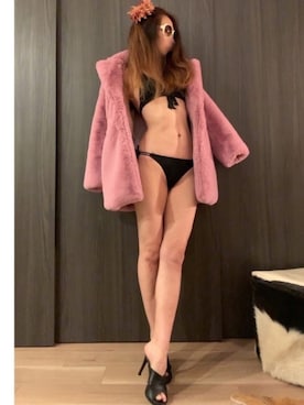 「水着コーデ」｜「アイテム（その他）」を使った、ももこさん（レディース・168cm）の春コーディネート