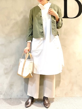 シャツワンピースを使った ブルゾン の人気ファッションコーディネート Wear