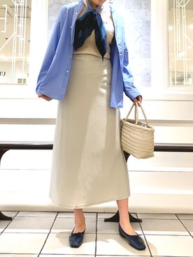 「FORK&SPOON」｜makoさん（レディース・174cm）の春コーディネート