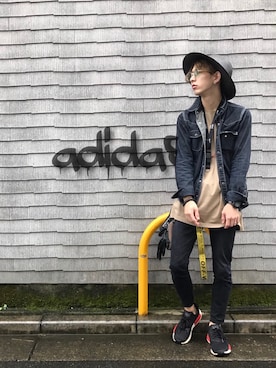 酒井晟史さん(メンズ・169cm)の秋コーディネート