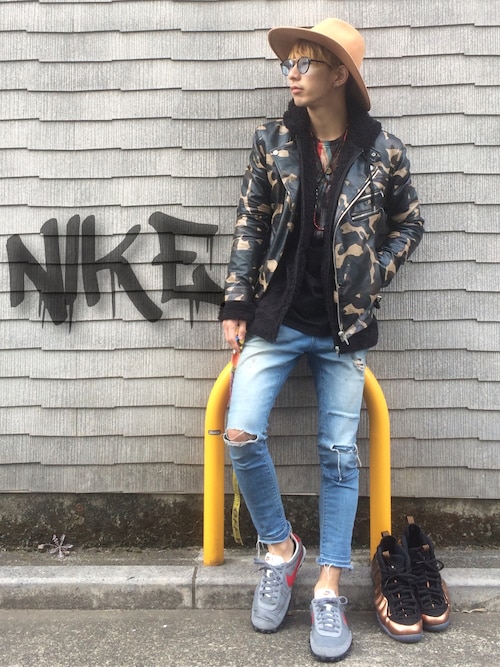 酒井晟史 Nikeのスニーカーを使ったコーディネート Wear