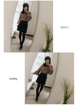 「Discoat」｜yuu.♪さん（レディース・161cm）の秋コーディネート