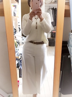 「JOURNAL STANDARD relume（ジャーナルスタンダード　レリューム）のアイテム（ノーカラージャケット）」を使った、Nobukoさん（レディース・153cm）の春コーディネート