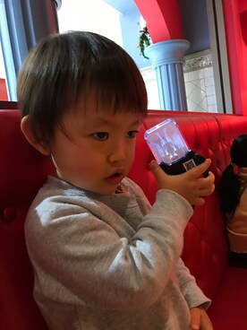 「UNIQLO（ユニクロ）のアイテム」を使った、aoyamaさん（キッズ・90cm）の冬コーディネート