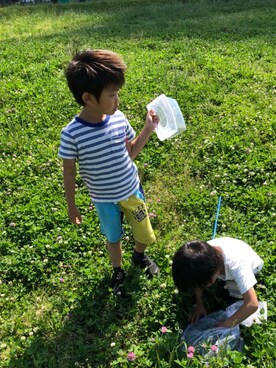 「NIKE（ナイキ）のアイテム」を使った、aoyamaさん（キッズ・110cm）の夏コーディネート