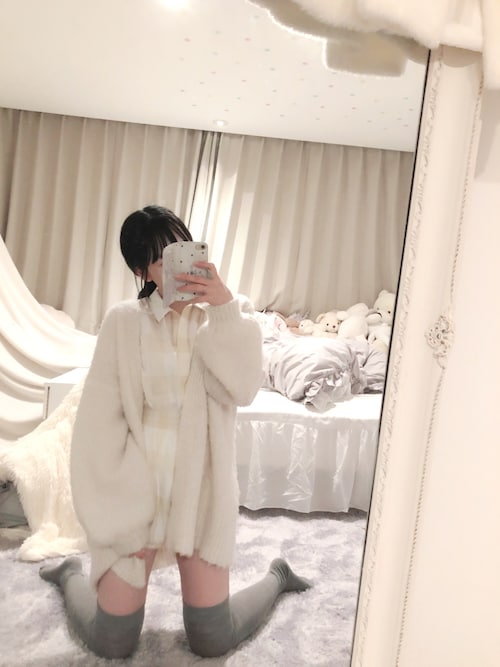 越智ゆらの Heatherのカーディガンを使ったコーディネート Wear