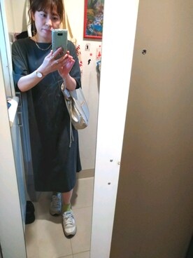 「cepo（セポ）のアイテム（トートバッグ）」を使った、miyuringo0707さん（レディース・157cm）の夏コーディネート