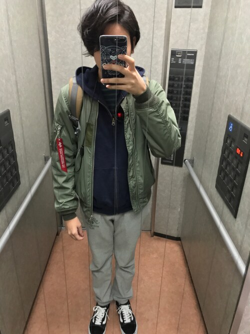 Sena Alphaのミリタリージャケットを使ったコーディネート Wear