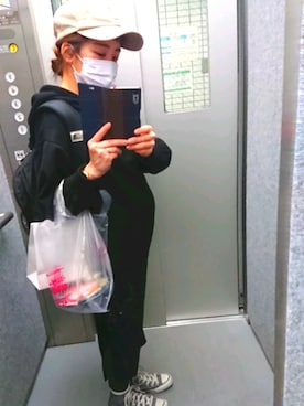 「パーカーワンピ」｜「アイテム（ワンピース/ドレス）」を使った、mariiiiさん（レディース・146cm）の秋コーディネート