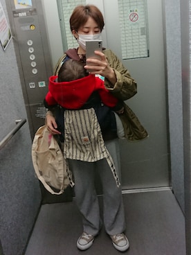「アイテム（ブルゾン）」を使った、mariiiiさん（レディース・147cm・30代）の冬コーディネート