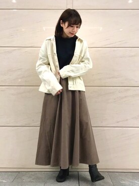 はつねさん（レディース・158cm）の冬コーディネート