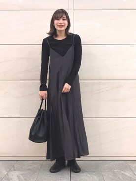 はつねさん（レディース・158cm）の冬コーディネート