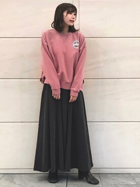 はつねさん（レディース・158cm）の冬コーディネート