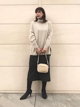 はつねさん(レディース・158cm)の冬コーディネート