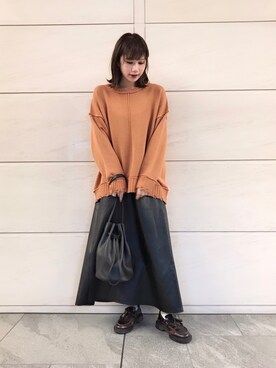 はつねさん（レディース・158cm）の冬コーディネート