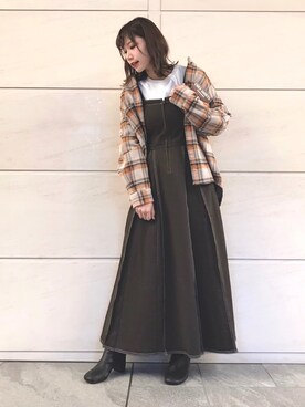 はつねさん(レディース・158cm)の冬コーディネート