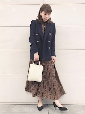 はつねさん（レディース・158cm）の春コーディネート