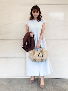 「URBAN RESEARCH Sonny Label（アーバンリサーチサニーレーベル）のアイテム（テーラードジャケット）」を使った、はつねさん（レディース・158cm）の春コーディネート