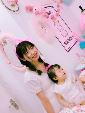 「STYLENANDA（スタイルナンダ）のアイテム（ジャンパースカート）」を使った、sunnyさん（レディース・158cm）の秋コーディネート