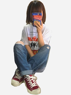 rihさん（レディース・149cm）の夏コーディネート