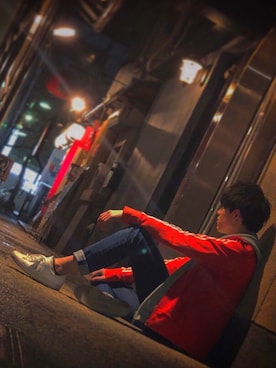 「アイテム（ジャージ）」を使った、ゆーとさん（メンズ・177cm・10代）の冬コーディネート