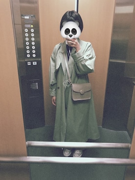 「アイテム（PC・スマホグッズ/家電）」を使った、ぱんだせんせいさん（レディース・154cm・20代）の春コーディネート