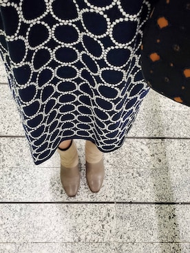 「skirt」｜「アイテム（ブーツ）」を使った、nathanie211さん（レディース・157cm）の秋コーディネート