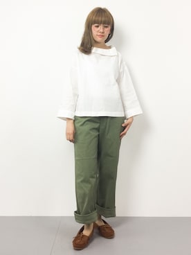 「MELROSE claire（メルローズ クレール）のアイテム」を使った、piya*さん（レディース・154cm）の春コーディネート