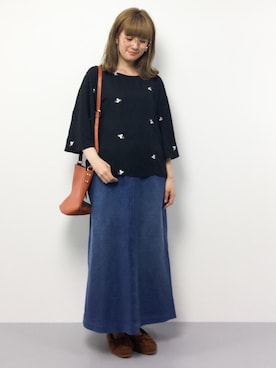 「KRIFF MAYER Lady's Collection（クリフメイヤーレディースコレクション）のアイテム」を使った、piya*さん（レディース・154cm）の春コーディネート
