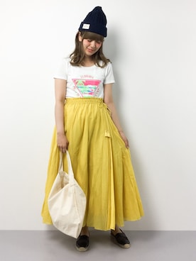 「SHIPS for women（シップスフォーウィメン）のアイテム」を使った、piya*さん（レディース・154cm）の春コーディネート