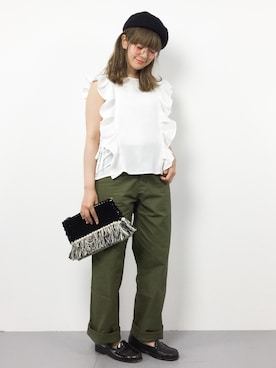 「SHIPS for women（シップスフォーウィメン）のアイテム」を使った、piya*さん（レディース・154cm）の春コーディネート