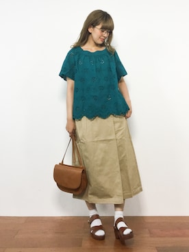 piya*さん（レディース・154cm）の夏コーディネート