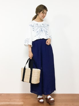 piya*さん（レディース・154cm）の夏コーディネート