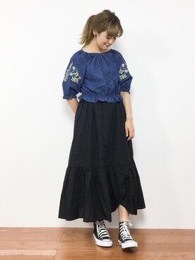 piya*さん（レディース・154cm）の夏コーディネート