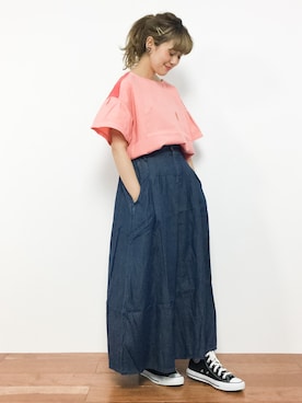 piya*さん（レディース・154cm）の夏コーディネート