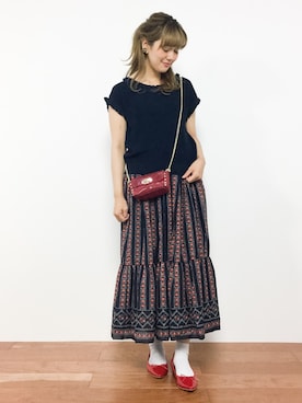 piya*さん（レディース・154cm）の夏コーディネート