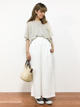 piya*さん（レディース・154cm）の夏コーディネート