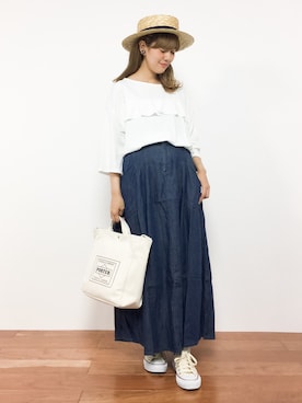 piya*さん（レディース・154cm）の夏コーディネート