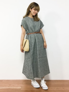 「chambre de charme（シャンブルドゥシャーム）のアイテム」を使った、piya*さん（レディース・154cm）の夏コーディネート