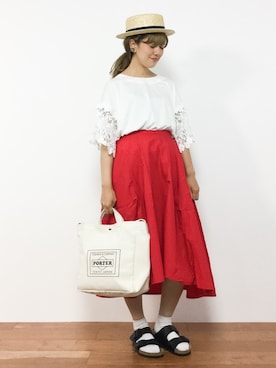 piya*さん（レディース・154cm）の夏コーディネート