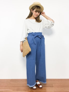 piya*さん（レディース・154cm）の夏コーディネート