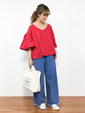 piya*さん（レディース・154cm）の夏コーディネート