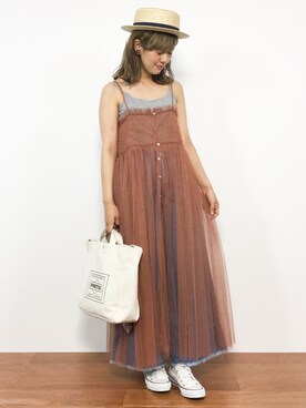 piya*さん（レディース・154cm）の夏コーディネート