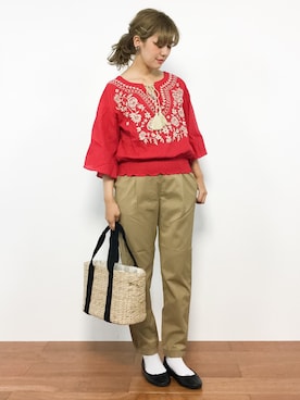 piya*さん（レディース・154cm）の夏コーディネート