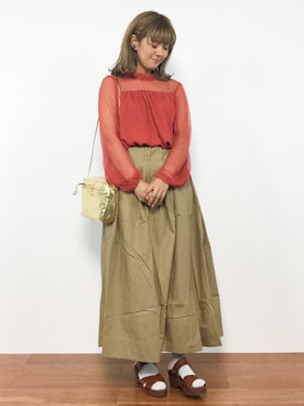 piya*さん(レディース・154cm)の夏コーディネート