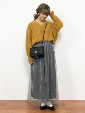 piya*さん（レディース・154cm）の秋コーディネート