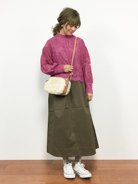 piya*さん（レディース・154cm）の秋コーディネート