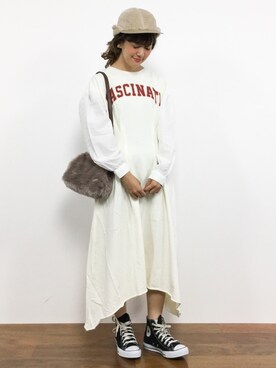 piya*さん（レディース・154cm）の秋コーディネート